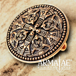 Scheibenfibel von Vårby Bronze auf https://armatae.shop