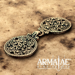 Gewandhaken Wikinger Bronze auf https://armatae.shop