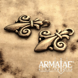 Gewandschließen Lilie Bronze auf https://armatae.shop