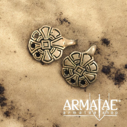 Wadenwickelhaken Kreuz, Bronze auf https://armatae.shop