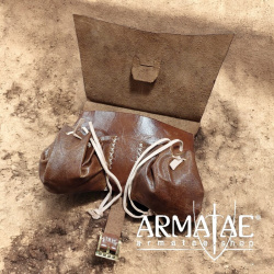 Mittelalterliche Ledertasche, 14. Jahrhundert auf https://armatae.shop