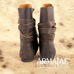 Haithabu Stiefel "FLOKI" Nubukleder braun auf https://armatae.shop