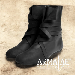 Haithabu Stiefel "FLOKI" Nubukleder schwarz auf https://armatae.shop