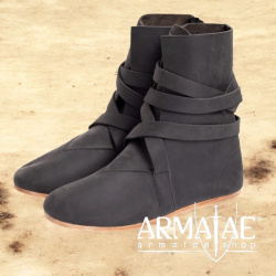 Haithabu Stiefel "Sjur" Nubukleder schwarz auf https://armatae.shop