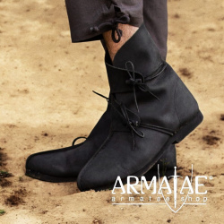 Leonardo Carbone Wikingerstiefel Joar Schwarz auf https://armatae.shop