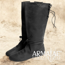 Stiefel "Ole" Nubukleder Schwarz auf https://armatae.shop