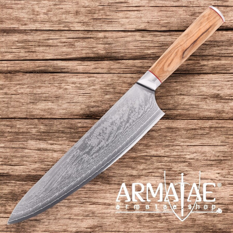 Armatae Cucina Oliva High End Damaststahl Messer auf https://armatae.shop