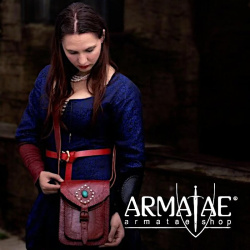 Mittelalterlich, orientalische Umhängetasche aus Leder auf https://armatae.shop