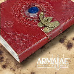 Tagebuch, Journal Leder Blaustein 220 Seiten auf https://armatae.shop