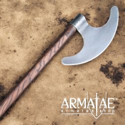 Typische Maciejowski Axt für Buhurt HMB und Schaukampf aus HARDOX Stahl geschmiedet auf https://armatae.shop