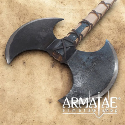 Große Doppelkopf Axt aus Kohlenstoffstahl auf https://armatae.shop