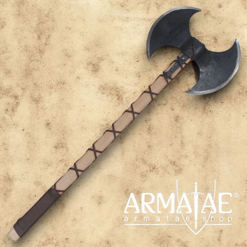 Große Doppelkopf Axt aus Kohlenstoffstahl auf https://armatae.shop Große Doppelkopf Axt aus Kohlenstoffstahl auf https://armatae.shop