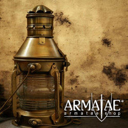 Rustikale Retro Öllampe aus reinem Messing auf https://armatae.shop