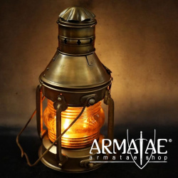 Rustikale Retro Öllampe aus reinem Messing auf https://armatae.shop