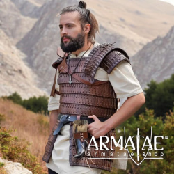 Wikinger Lamellenpanzer aus Leder - Authentisch auf https://armatae.shop