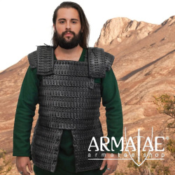 Wikinger Lamellenpanzer aus Leder - Authentisch auf https://armatae.shop