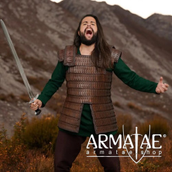 Wikinger Lamellenpanzer aus Leder - Authentisch auf https://armatae.shop