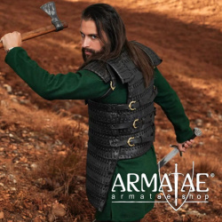 Wikinger Lamellenpanzer aus Leder - Authentisch auf https://armatae.shop