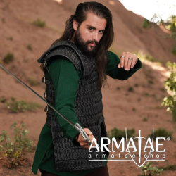Wikinger Lamellenpanzer aus Leder - Authentisch auf https://armatae.shop