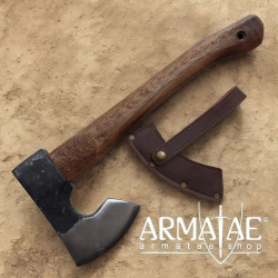Armatae Handbeil M mit Klingenschutz aus Leder auf https://armatae.shop