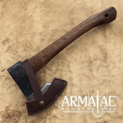 Armatae Handbeil M mit Klingenschutz aus Leder auf https://armatae.shop