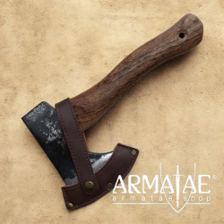 Armatae Handbeil S mit Klingenschutz aus Leder auf https://armatae.shop