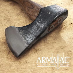 Armatae Handbeil S mit Klingenschutz aus Leder auf https://armatae.shop
