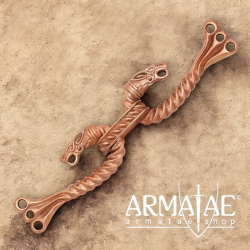 Keltischer Drachenumhangverschluss auf https://armatae.shop