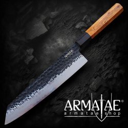 Kiritsukemesser Sanmai handgeschmiedet K 23 cm auf https://armatae.shop