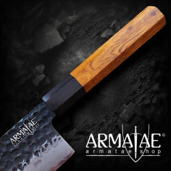 Kiritsukemesser Sanmai handgeschmiedet K 23 cm auf https://armatae.shop