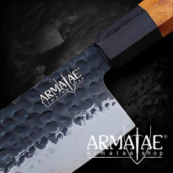 Kiritsukemesser Sanmai handgeschmiedet K 23 cm auf https://armatae.shop