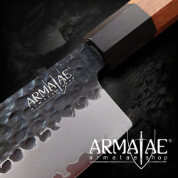 Nakirimesser Sanmai handgeschmiedet K 17 cm auf https://armatae.shop