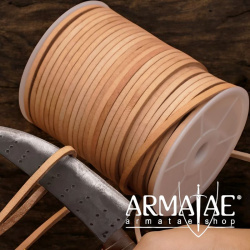 50 m Lederband 4 x 3 mm Farbe Natur auf https://armatae.shop