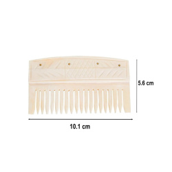 Authentischer mittelalterlicher Haarkamm - Handgefertigtes Accessoire aus echtem Knochen auf https://armatae.shop