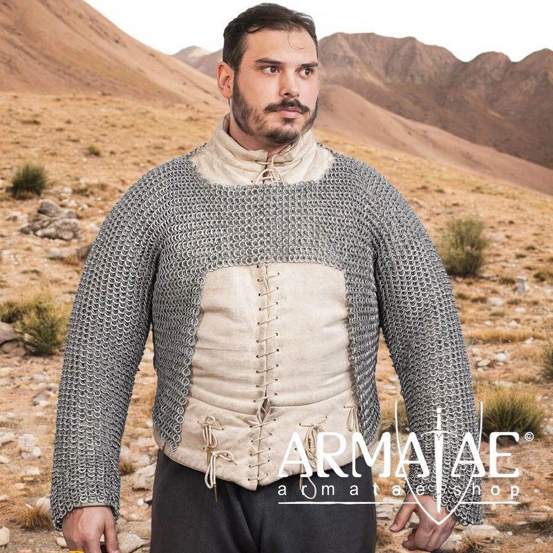 Kettenärmel – 10 mm vernietete Rundringe aus Aluminium auf https://armatae.shop Kettenärmel – 10 mm vernietete Rundringe aus Aluminium auf https://armatae.shop