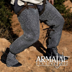 Kettenbeinlinge – 9 mm genietete Flachringe aus Edelstahl auf https://armatae.shop