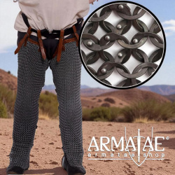 Kettenbeinlinge – vernietete 9 mm Flachringe aus Titan auf https://armatae.shop