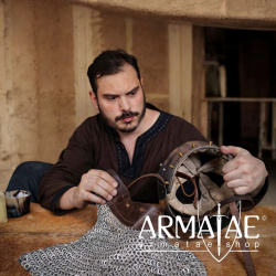 Kettenbrünne – 9 mm Flachringe im MIX auf https://armatae.shop