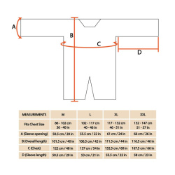 Kettenhemd Hauberk – 10 mm genietete Rundringe aus 1,6 mm Aluminium auf https://armatae.shop