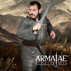 Kettenhemd Hauberk – 9 mm  Flachring MIX aus Edelstahl auf https://armatae.shop