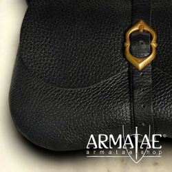 Mittelalterliche Gürteltasche mit solider Messingschnalle auf https://armatae.shop