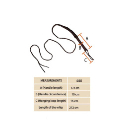 Lederpeitsche – Handarbeit mit Messingnieten auf https://armatae.shop