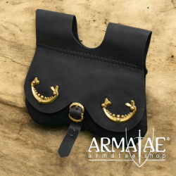 Mittelalterliche Nierentasche Schwarz auf https://armatae.shop