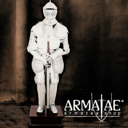 Rüstungsständer inkl. Holzsockel auf https://armatae.shop