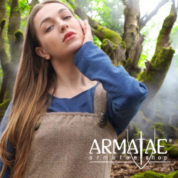 Wikinger Überkleid, Rautenmuster, reine Wolle auf https://armatae.shop