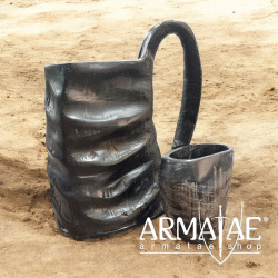 Wikinger Krug & Becher Set aus Büffelhorn auf https://armatae.shop