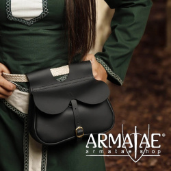 Spätmittelalterliche Gürteltasche aus echtem Leder auf https://armatae.shop