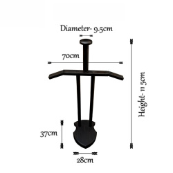 Massiver Rüstungsständer Holz auf https://armatae.shop