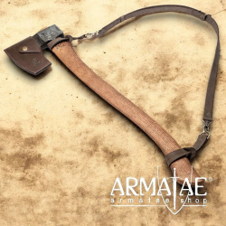BeaverCraft AX2 Forstaxt, Axt mit Scheide & Lederriemen auf https://armatae.shop