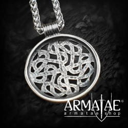 Wikinger Kreuz Schmuckanhänger "KJELL" aus Edelstahl Halskette - 60 cm auf https://armatae.shop